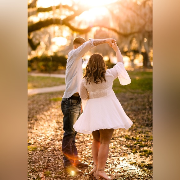 Altar’d State Long Bell Sleeve Short Dress for Women - Picture 2 of 4